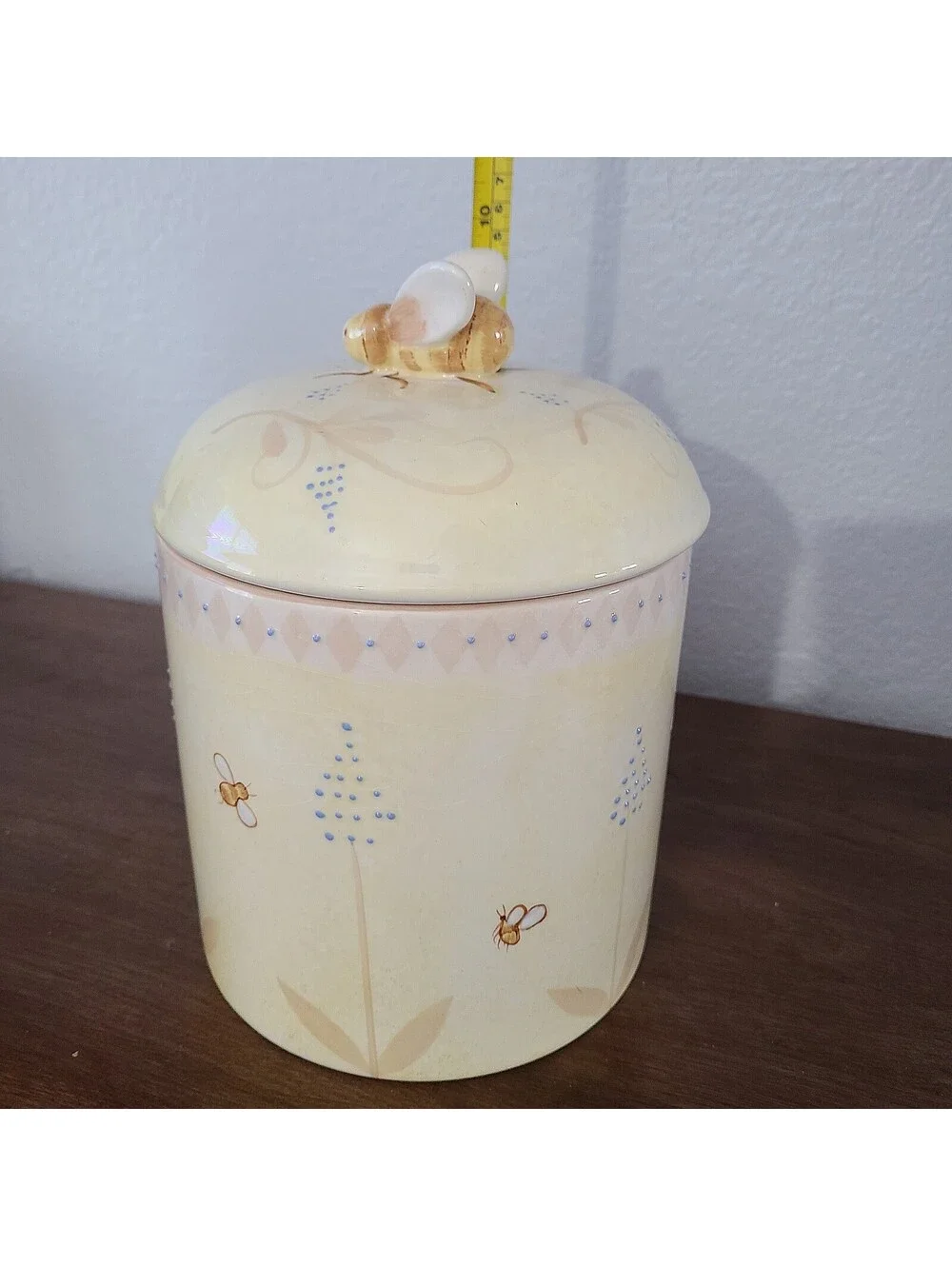 Block Buzz Buzz Deb Mores 1999 Large Bee Canister Cookie Jar